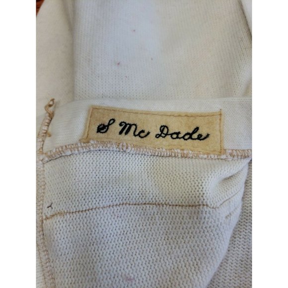 VINTAGE LETTERMAN Cardigan mid 1950s Sand Knit size 36 - Picture 7 of 8